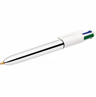 Ручка кулькова BIC 4 Colours Shine Silver 