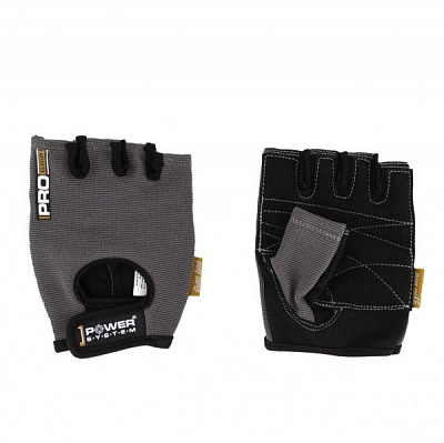 Перчатки для фитнеса Power System PS-2500 р. M серо-черный 