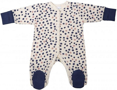 Человечек Baby Veres Leo р.50 молочный с синим 