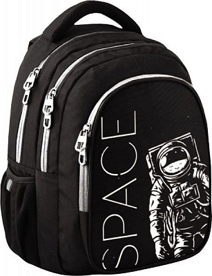 Рюкзак школьный Bagland Bombino Космонавт черный суб.1032 (59166)