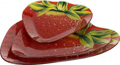 Набор блюд Клубника 3 предмета SB02/3 