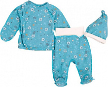 Комплект детской одежды Маленькие люди 4201-110 голубой р.56 