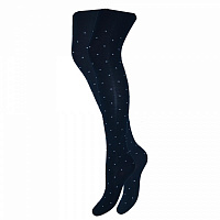 Колготки дитячі для дівчаток Легка хода 8085 чорний-фіолетовий 