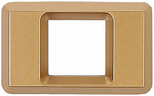 Цифра 0 пластик матовое золото 37 мм Larvij LNP3 MG #0