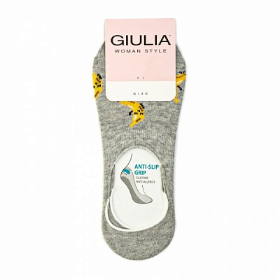 Сліди Giulia FOOTIES-WF 036 MELANGE р. 39-40 сірий меланж