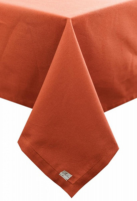 Скатерть Тыквенная 132x180 см оранжевый Прованс 