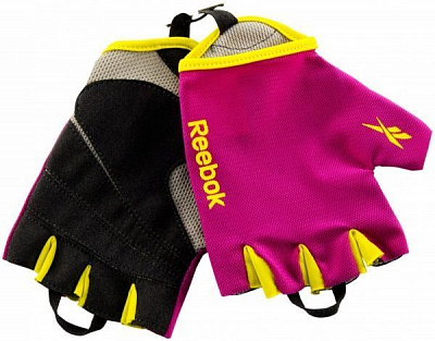 Перчатки для фитнеса Reebok RAGL-11134MG р. L розовый 