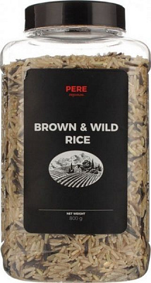 Рис TM Pere суміш нешліфованого і дикого 800 г