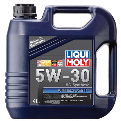 Мастило моторне Liqui Moly Оptimal synth 5W-30 4 л