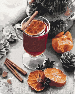 Картина по номерам Бокал глинтвейна 12134-AC 40х50 см ArtCraft 