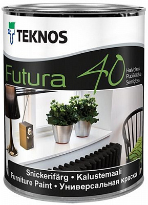 Фарба TEKNOS Futura 40 напівглянець 0,9л 1,09кг