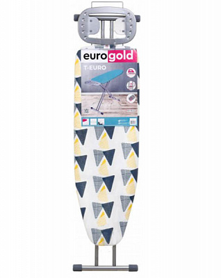 Гладильная доска Eurogold T-EURO (E) 120х38 см с подставкой для утюга  в ассортименте