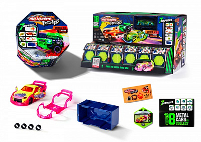 Машинка Majorette Тюнинг Неон серия 3 7 сюрпризов (18 видов) 2051015