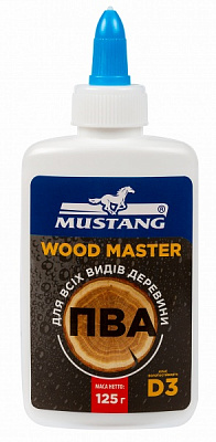 Клей для дерева ПВА Wood Master 125 г