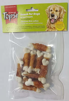 Лакомство Topsi Кальциевые косточки с курицей 100 г