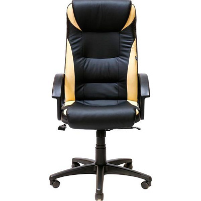 Кресло Nowy Styl Tokyo (Anyfix) (CH) ECO-30 / ECO-01 черно-золотой 