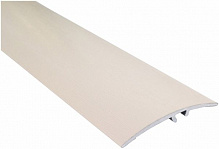 Порожек алюминиевый лестничный Olvis скрытый крепеж 43x1350 мм кремовый 