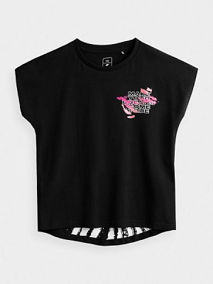 Футболка 4F J4Z20-JTSD210B-20S 158 черный