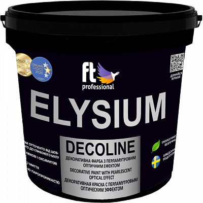 Декоративна фарба FT Professional ELYSIUM DECOLINE білий 1 л 1,15кг