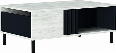 Стол кофейный Світ Меблів Кофейный столик Тео 1000x400мм антрацит/