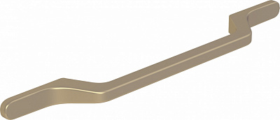 Мебельная ручка профильная Грейд FLAVIO L-160 золотая латунь
