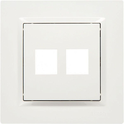 Накладка на механізм розетки Simon Basic білий CKP2.01/11