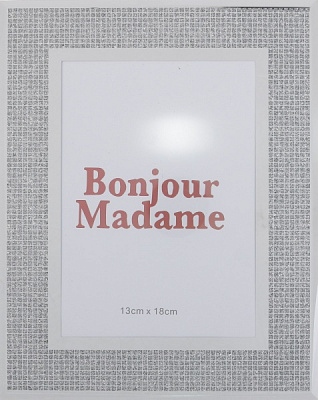 Рамка для фото Madame 1 фото 13х18 см серебряный 
