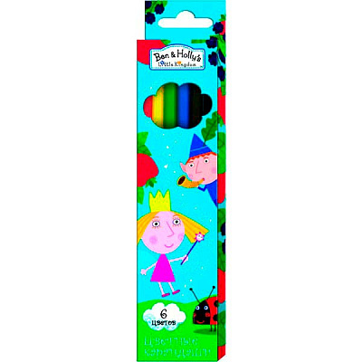 Карандаши цветные Ben & Holly's Little Kingdom 6 шт.