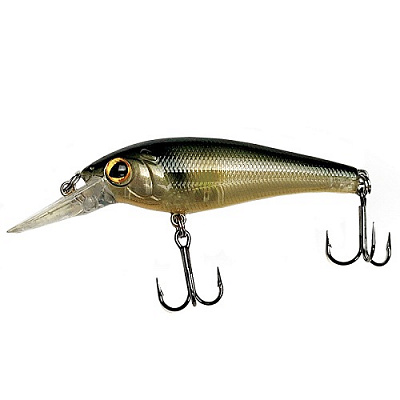 Воблер Takai 6,5 г 55 мм оливково-чорний Minnow (0.5-1.5m) C18