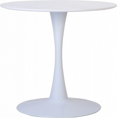 Стол Nowy Styl PEONY WHITE (16) D800 HPL (CH) белый 