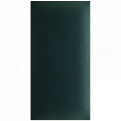 Декоративна панель Vilo тканинна 30x3x60 см зелений пляшковий стінова