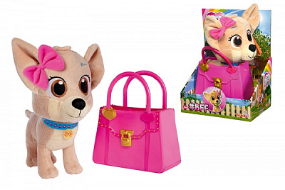 М'яка іграшка Simba Чіхуахуа. Зірка мультфільму з сумочкою 20 см різнокольоровий 5890020