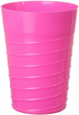Стакан пластиковий 300 мл малиновий