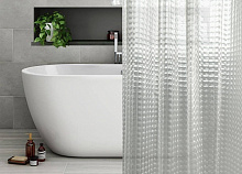 Шторка для ванни TIANA KRAINE CHRYSTAL 3D 180x180 см