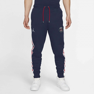 Брюки Jordan M J PSG FLEECE PANT DB6502-410 р. XL синий
