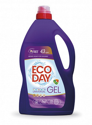 Рідкий засіб для машинного та ручного прання ONIKS ECO DAY UNIVERSAL 4,3 л