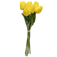 Букет тюльпанов искусственный 7 шт., 30 см желтый Home Seasons Decor