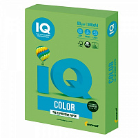 Бумага офисная цветная IQ A4 80 г/м лимонно-зеленый 500 листов 