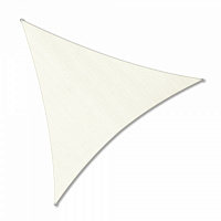Тент-парус треугольник 3,6x3,6x3,6 м белый 
