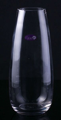 Ваза стеклянная прозрачная 31-108-053 29x12 см Viola