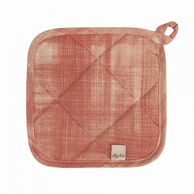 Прихватка Paris Клітинка 20x20 см теракотовий La Nuit