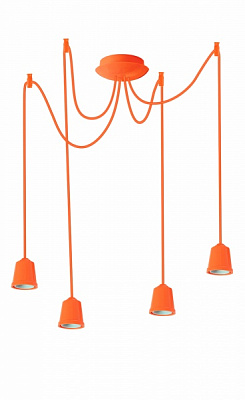 Підвіс ERKA 424 4x60 Вт E27 помаранчевий 424008