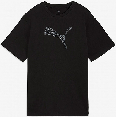 Футболка Puma HER Relaxed Graphic Tee 69188401 р.M черный