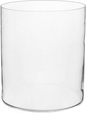 Ваза стеклянная прозрачная Цилиндр 120х400 Неман