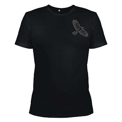 Футболка Ярослав Сокол с вышивкой 54259 р.44 черный