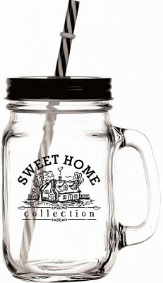 Чашка з кришкою Sweet Home 400 мл 10-0053-0400-T008-25 Glasslock