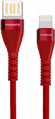 Кабель Promate Vigoray-I USB-Lightning 2А 1,2 м красный (vigoray-i.red) 