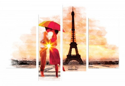 Картина модульная Романтика 513 118x75 см 