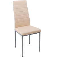 Стілець обідній City алюміній/молочний