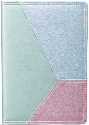 Книга для нотаток Geometry А5 рожево-бірюзовий